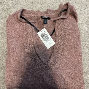 Torrid Women's V-Neck Sweater in Warm Brown